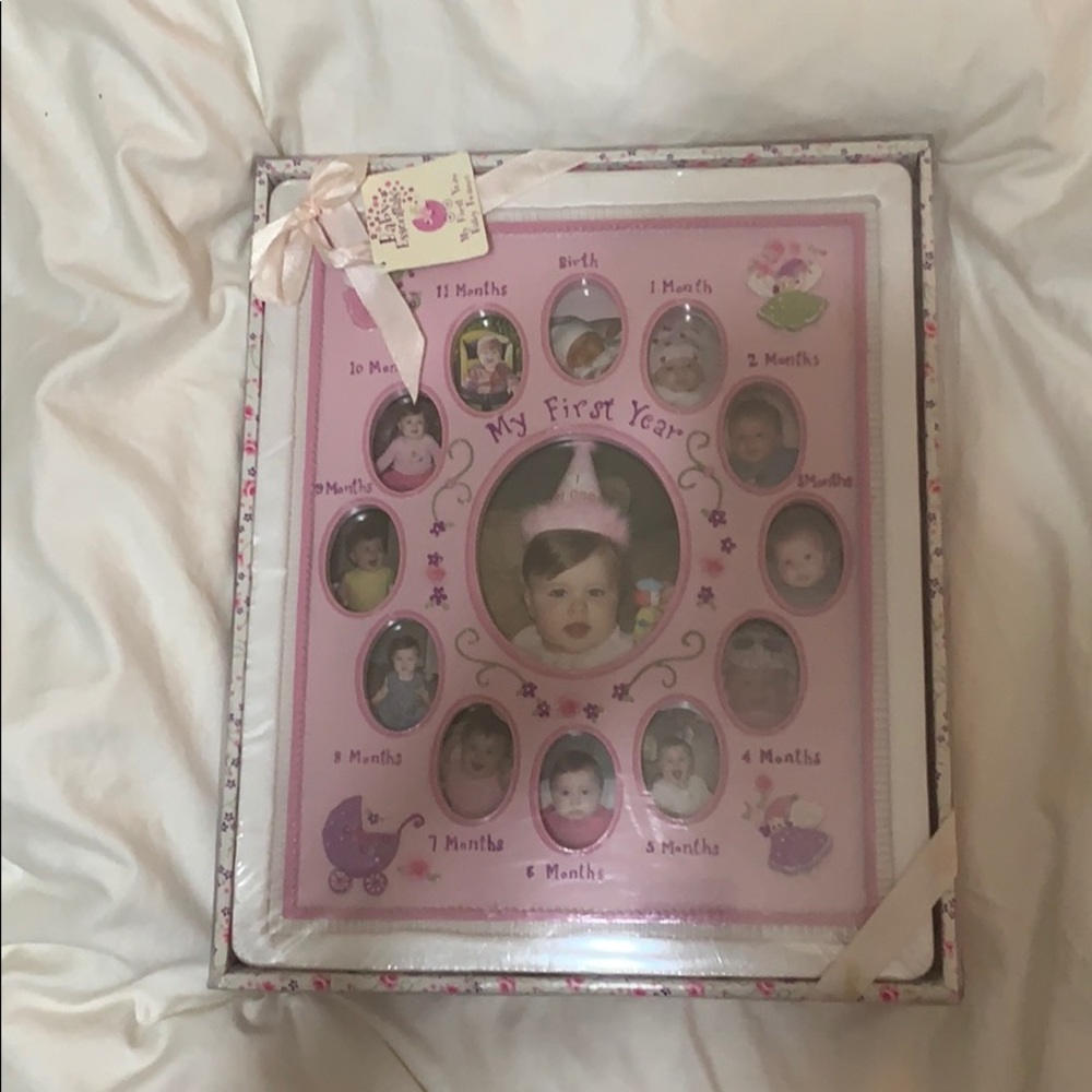 First year photo frame